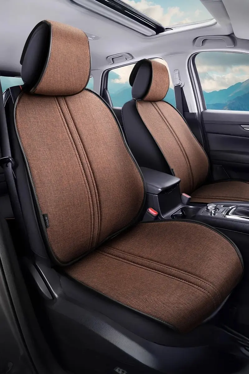 Panda Universele Autostoelhoezen Biga Bruin - Airbag Compatibel