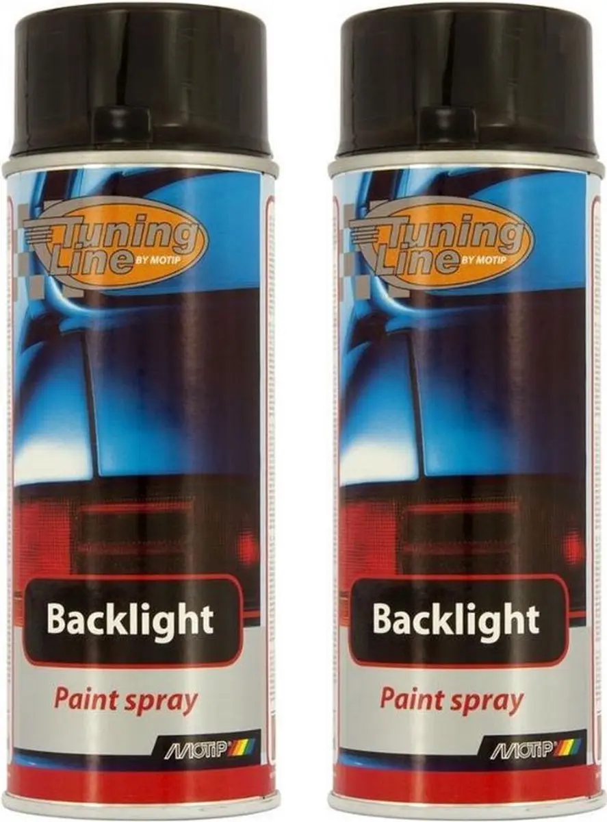 Motip Backlight Transparant Spray Zwart 400ml