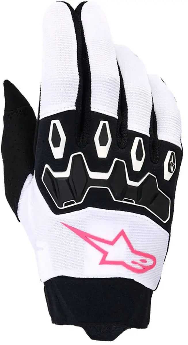 Alpinestars Stella Full Bore V2 Motocrosshandschoenen - S - Wit/Zwart/Rood