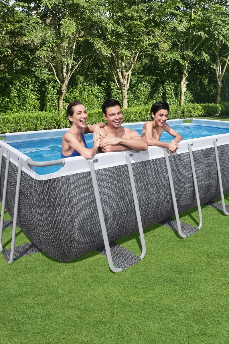 Bestway Power Steel Opzetzwembad 549x274x122cm - 14.812L - Zilver