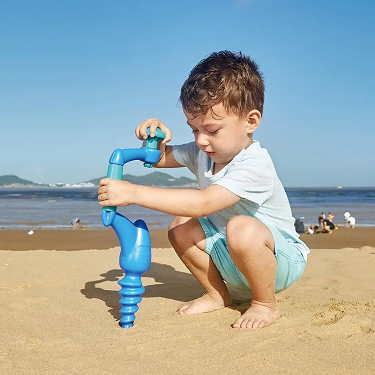 Hape Zandboor - Blauw