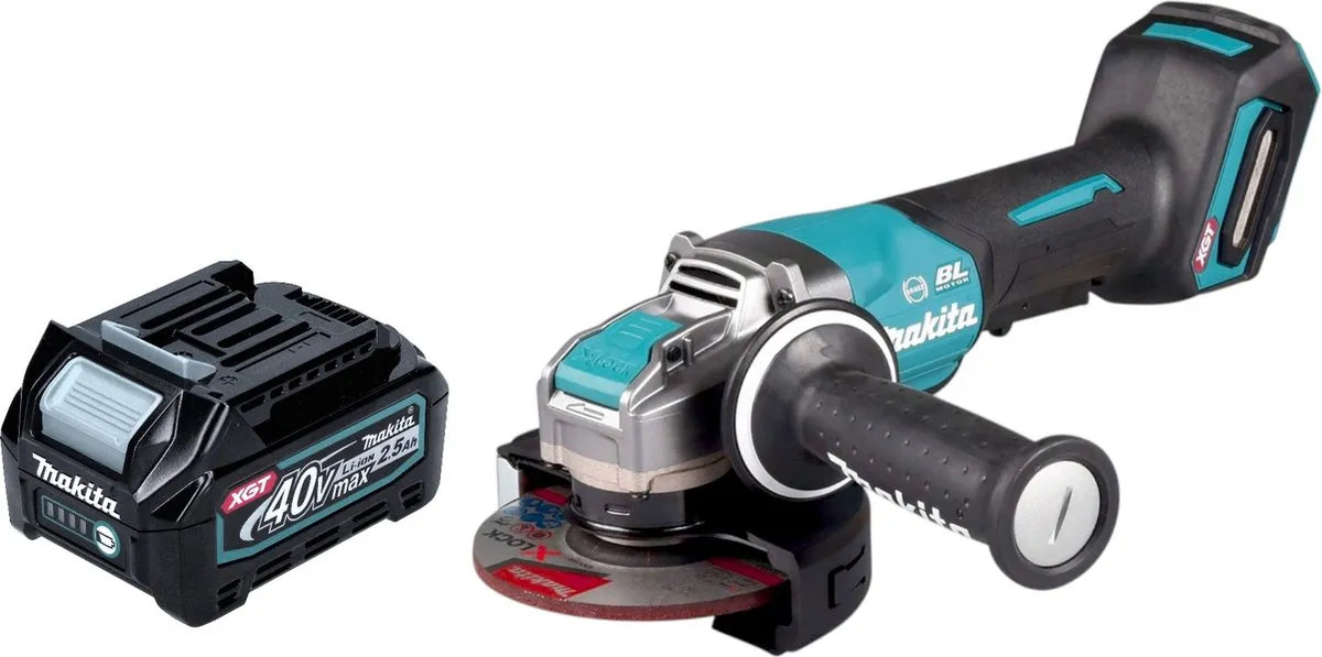 Makita GA047GD1 Accuslijper 40V X-LOCK 125mm