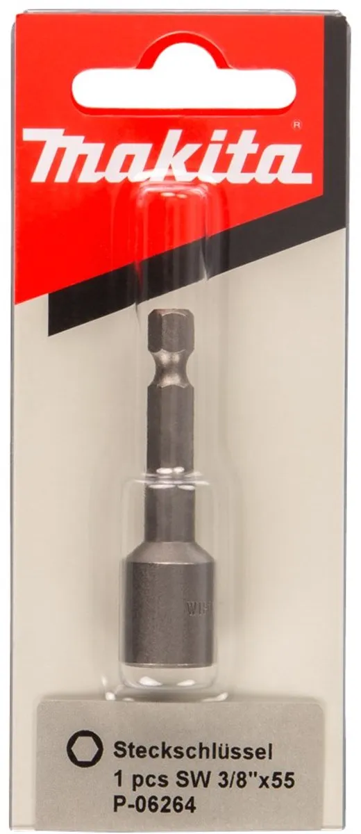 Makita Dopsleutel 3/8" 1/4" - 9.5mm - Wit