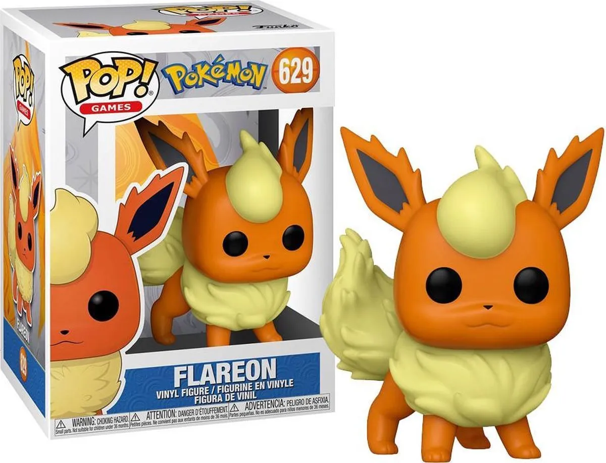 Funko Pop Pokémon Flareon - Multicolor