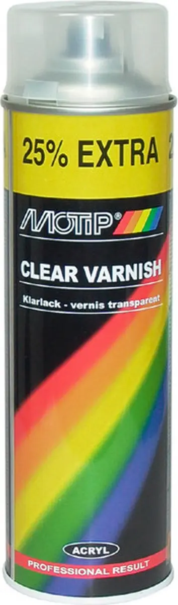 Motip Blanke Hoogglans Acryllak 500ml - Meerkleurig