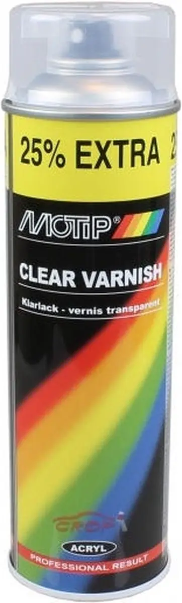 Motip Blanke Hoogglans Acryllak 500ml - Meerkleurig