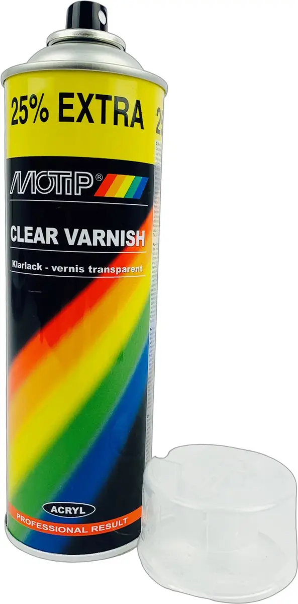 Motip Blanke Hoogglans Acryllak 500ml - Meerkleurig