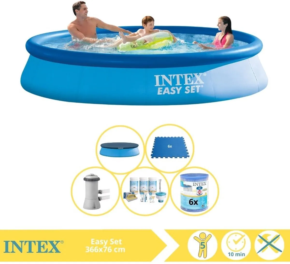 Intex Easy Set Zwembad 366x76cm