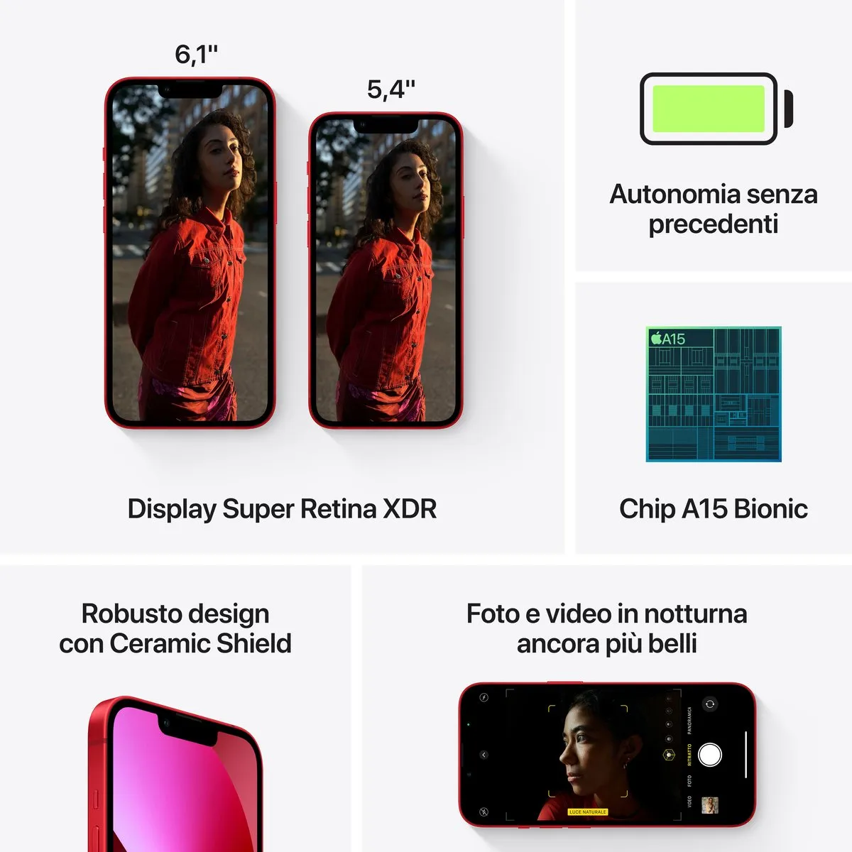 Apple iPhone 13 MLQF3ZD/A - 512GB - Rood