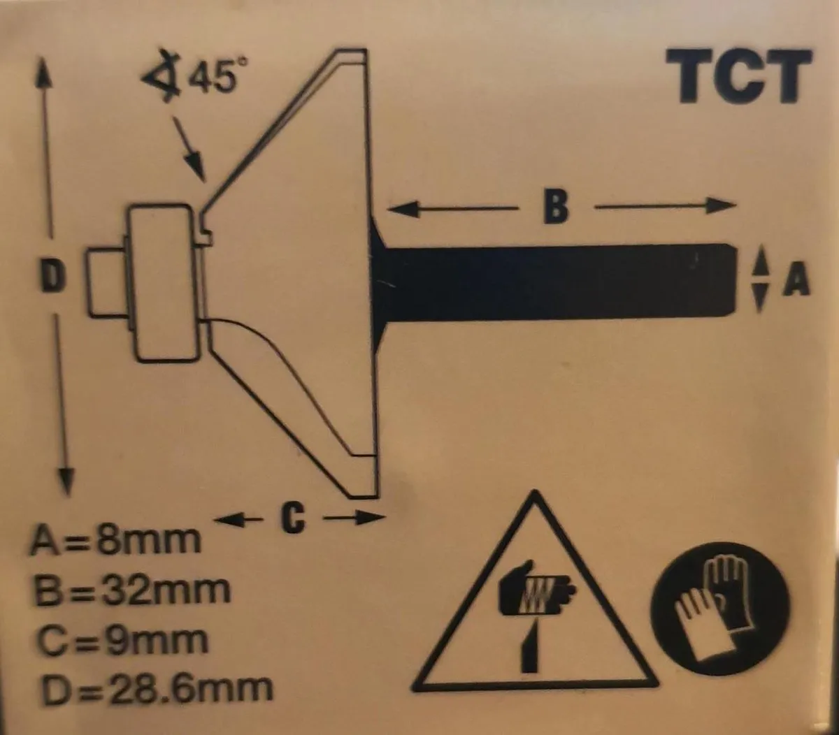 Stanley Fatmax Frees 450 - 28x13,2mm - Ø8mm