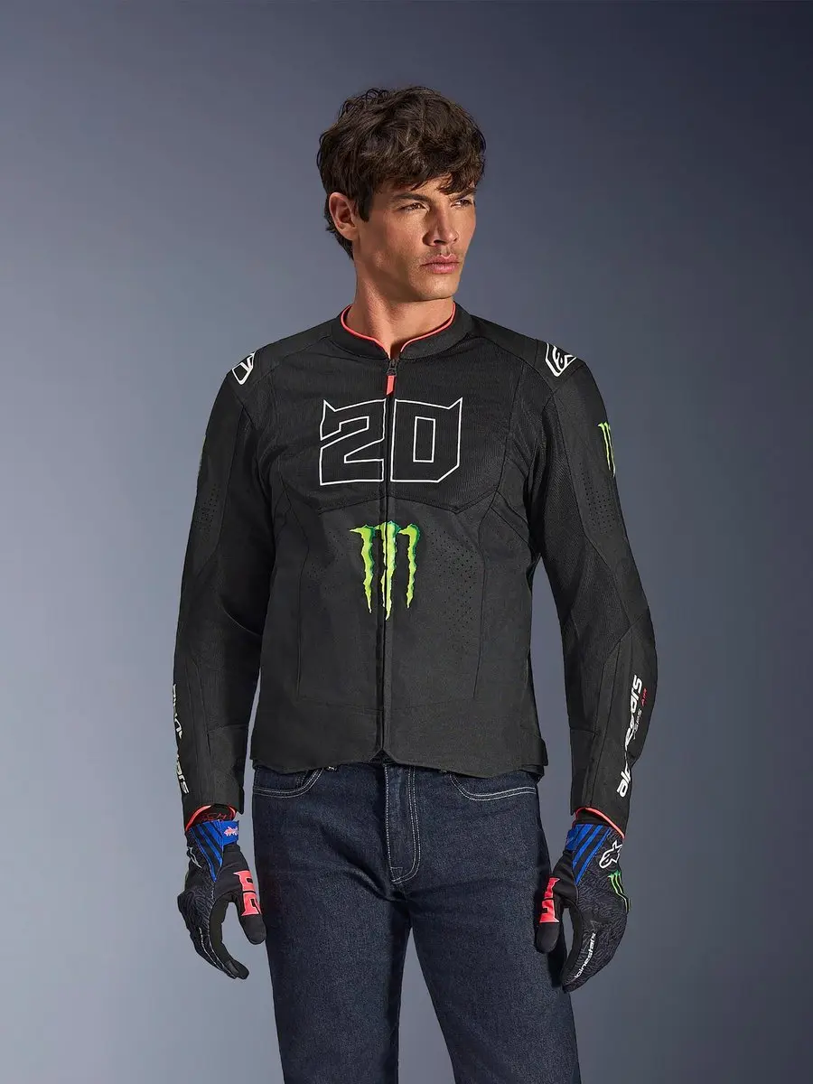 Alpinestars FQ20 T-SPS Air V2 Motorfietsjas - Zwart/Wit XL