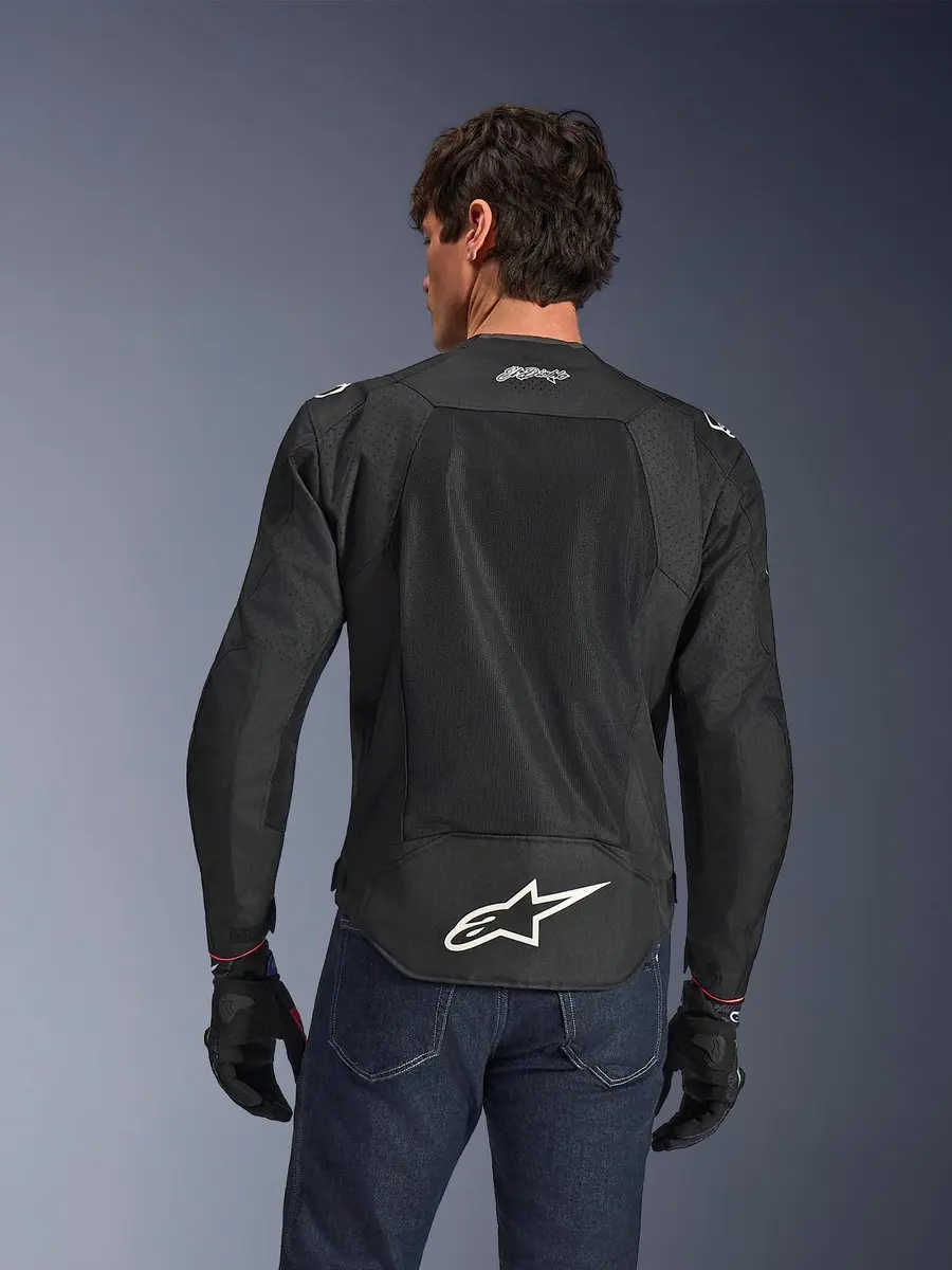 Alpinestars FQ20 T-SPS Air V2 Motorfietsjas - Zwart/Wit XL
