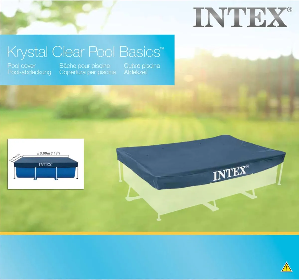 Intex Zwembadhoes 300x200cm - Donkerblauw