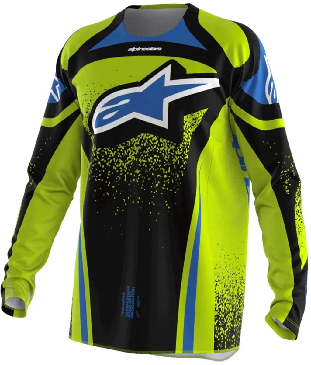Alpinestars Techstar Nomur Motocross Trui - L - Blauw