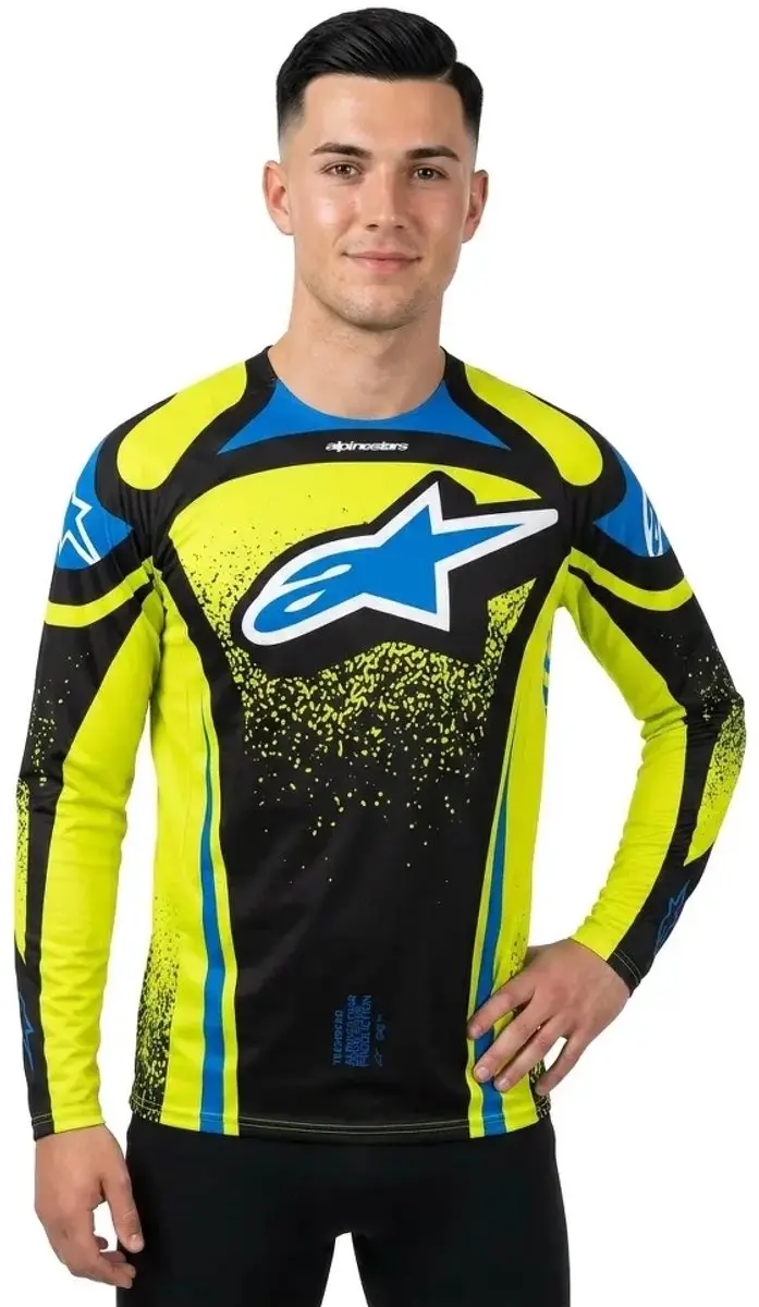 Alpinestars Techstar Nomur Motocross Trui - L - Blauw