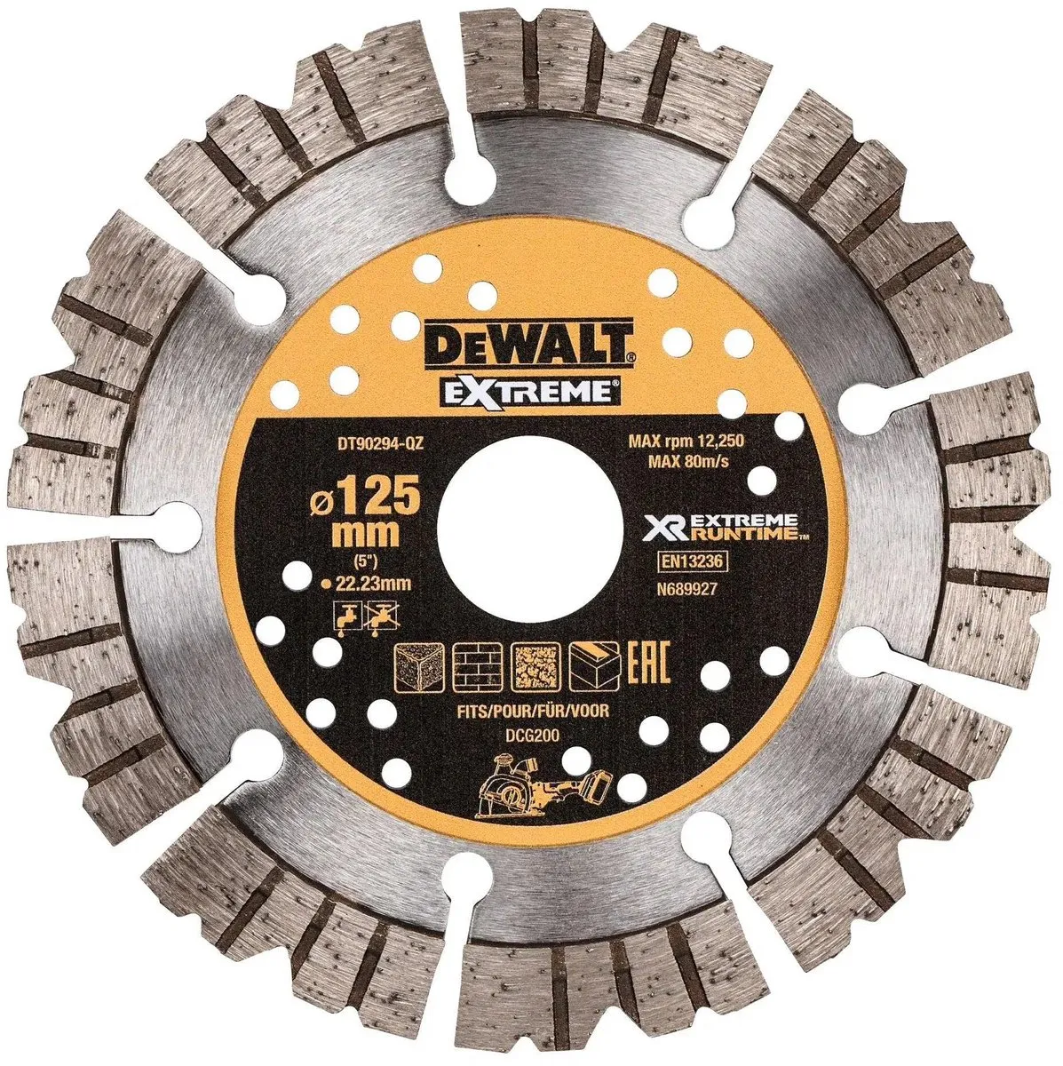 DeWalt DT90294 Diamantschijf Beton 125mm