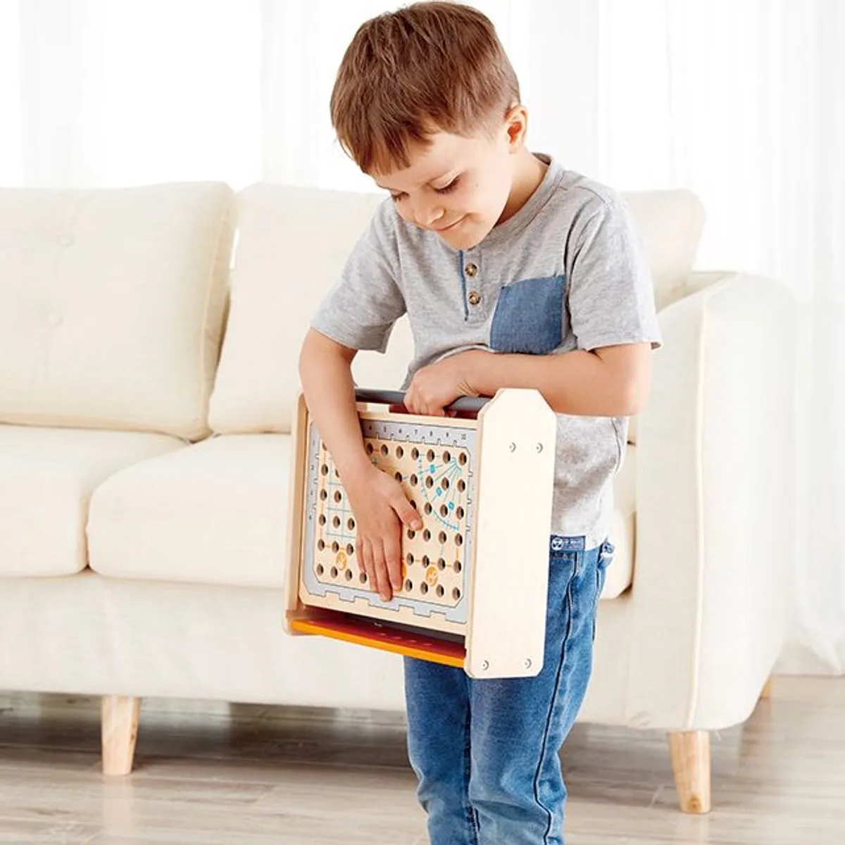 Hape Wetenschappelijke Experimenten E3029 Gereedschapskist - 32 Stuks - Multicolor