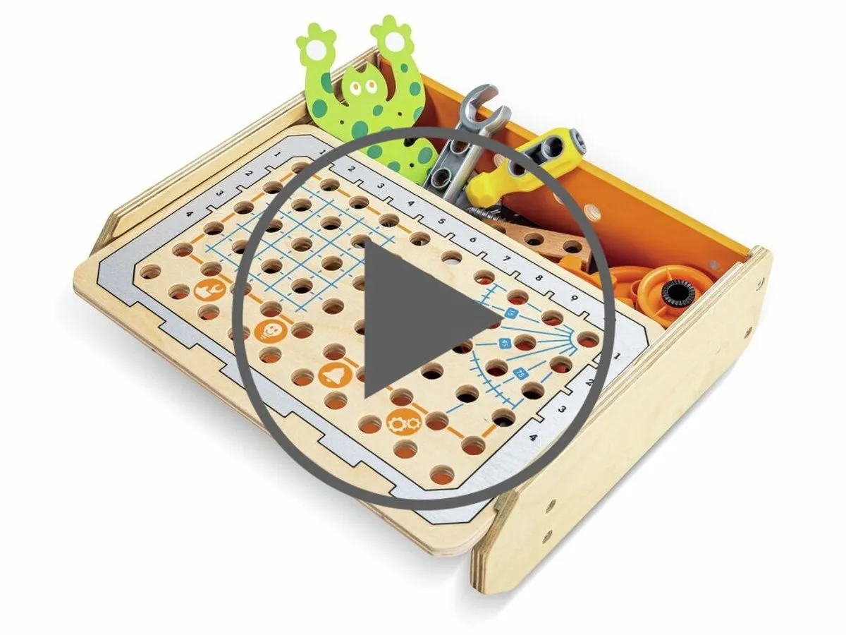Hape Wetenschappelijke Experimenten E3029 Gereedschapskist - 32 Stuks - Multicolor