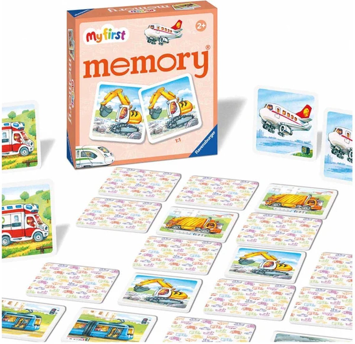 Ravensburger My first memory Kaartspel - Voertuigen