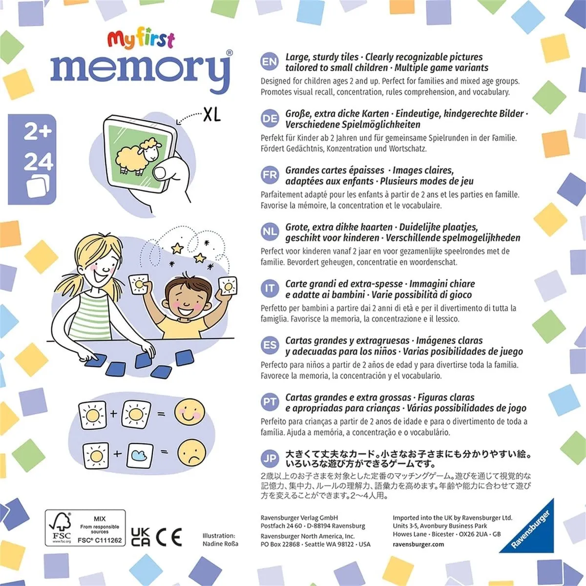 Ravensburger My First Memory Voertuigen Kaartspel 20878