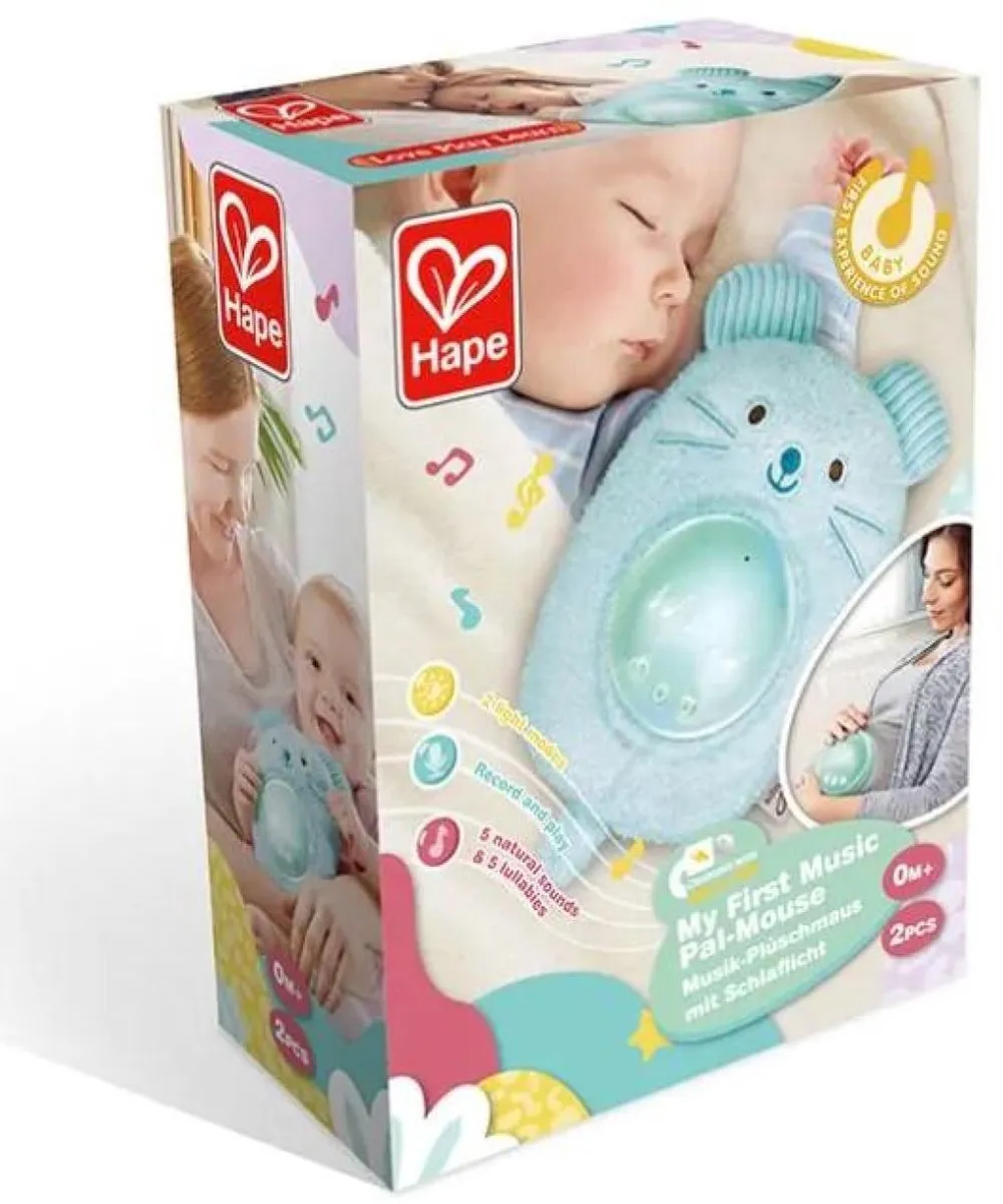 Hape Baby Muziekmuis - Blauw - afbeelding 6 van 6