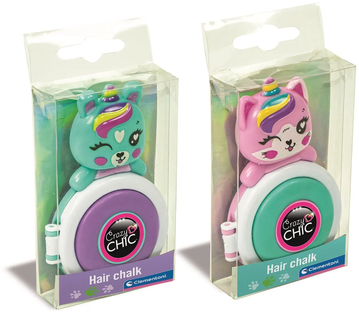 Clementoni Crazy Chic Haarkrijt Eenhoorn - Paars/Groen