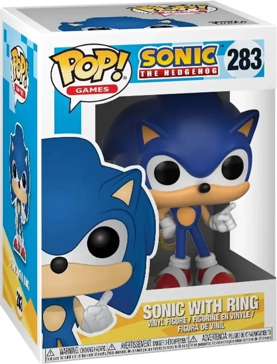 Funko Pop! Sonic The Hedgehog Met Ring - Verzamelfiguur - Multi