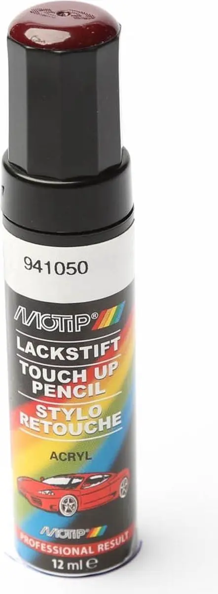 Motip 941050 Autolakstift Rood 12ml