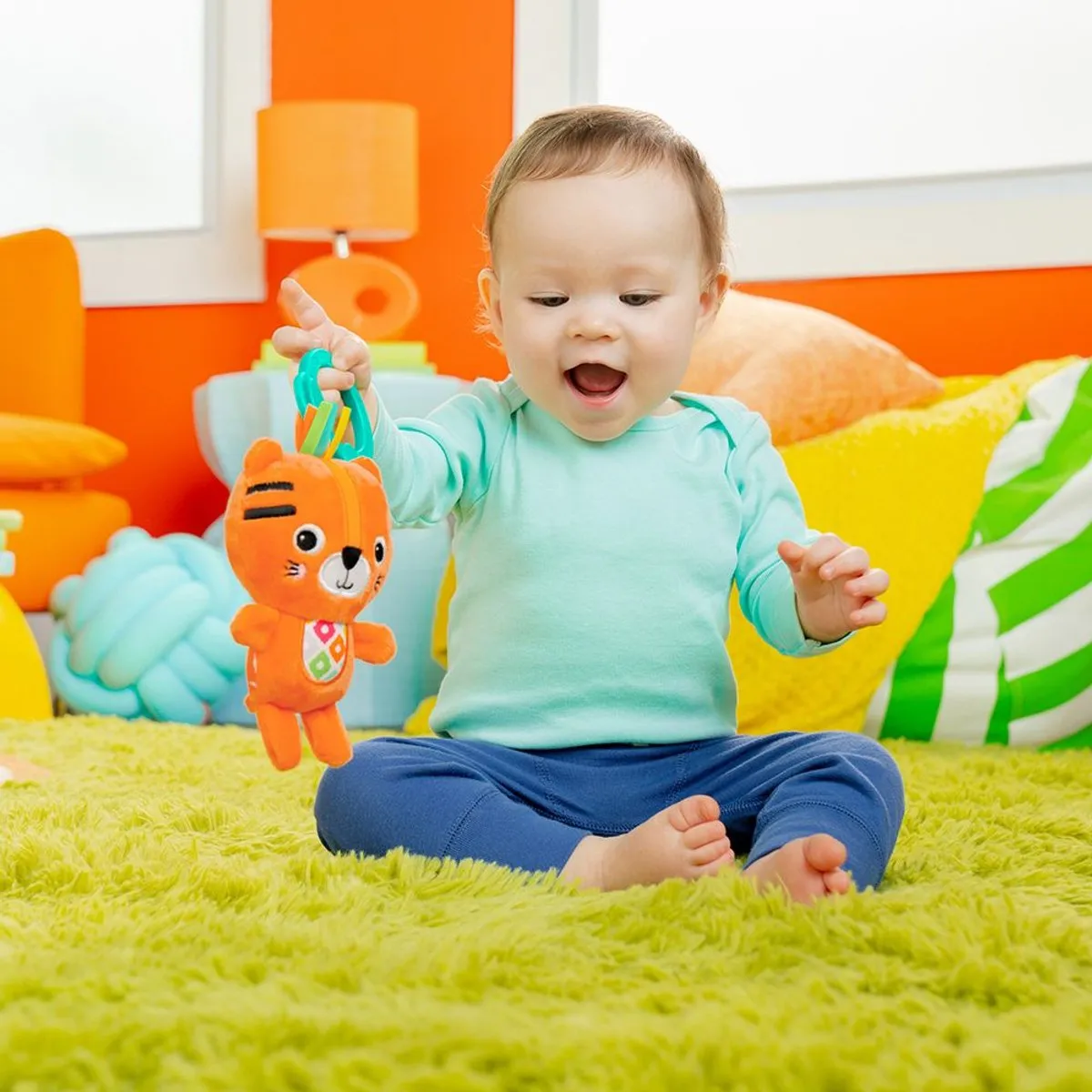 Bright Starts Jingle Joy Baby Speeltje - Oranje