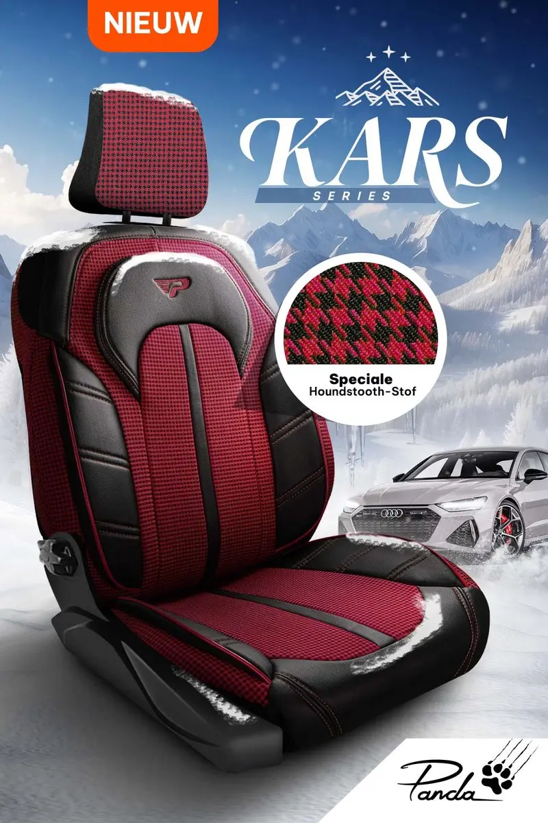 Panda Stoelhoezen Tesla Model Y Voorstoelenset