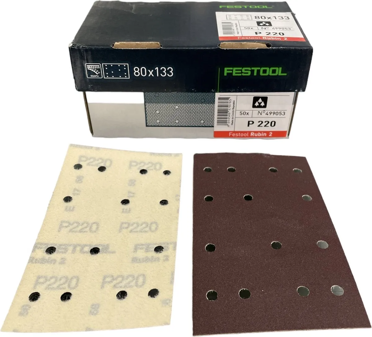 Festool STF 80X133 P220 Rubin 2 Schuurstroken - 50 Stuks