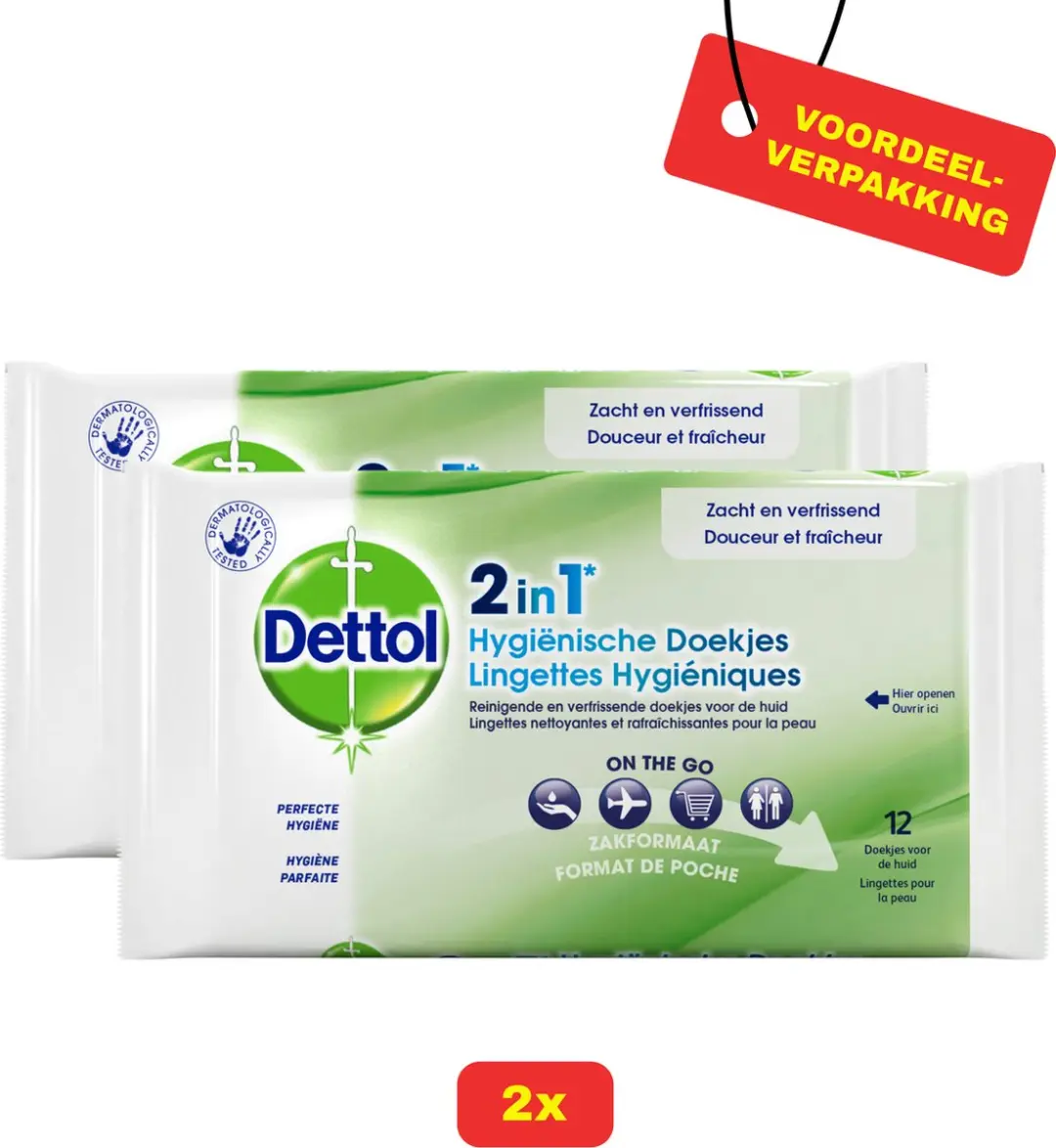 Dettol Hygiënische Doekjes 2in1