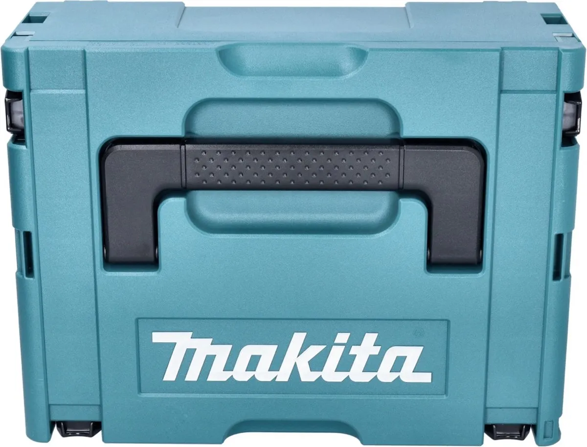 Makita DBO 484 RGJ Excentrische Schuurmachine 18V - 2x 6,0Ah + Oplader