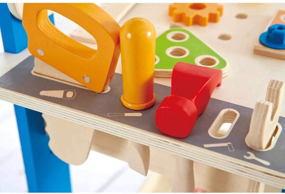 Hape Meesterwerkbank - Veelkleurig - afbeelding 8 van 11