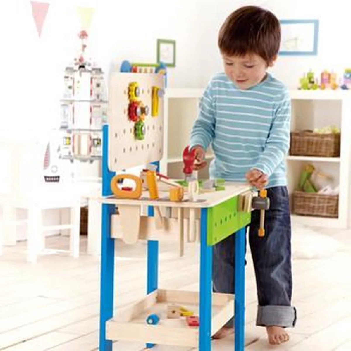 Hape Meesterwerkbank - Veelkleurig - afbeelding 9 van 11