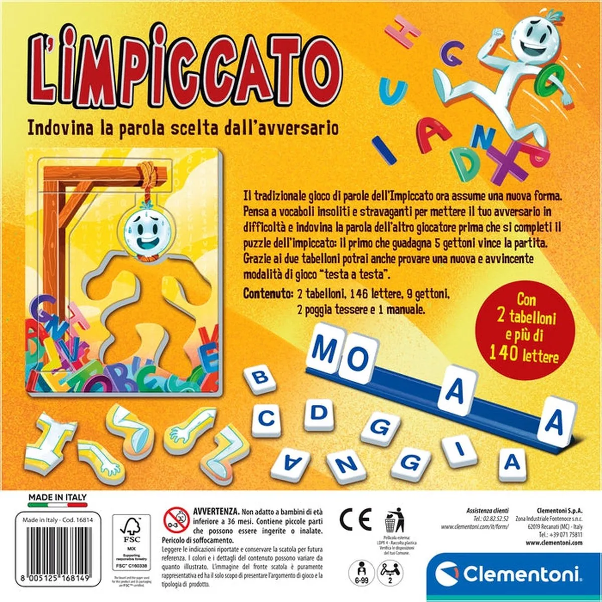 Clementoni Baby Bordspel 16814 - 2 Spelers