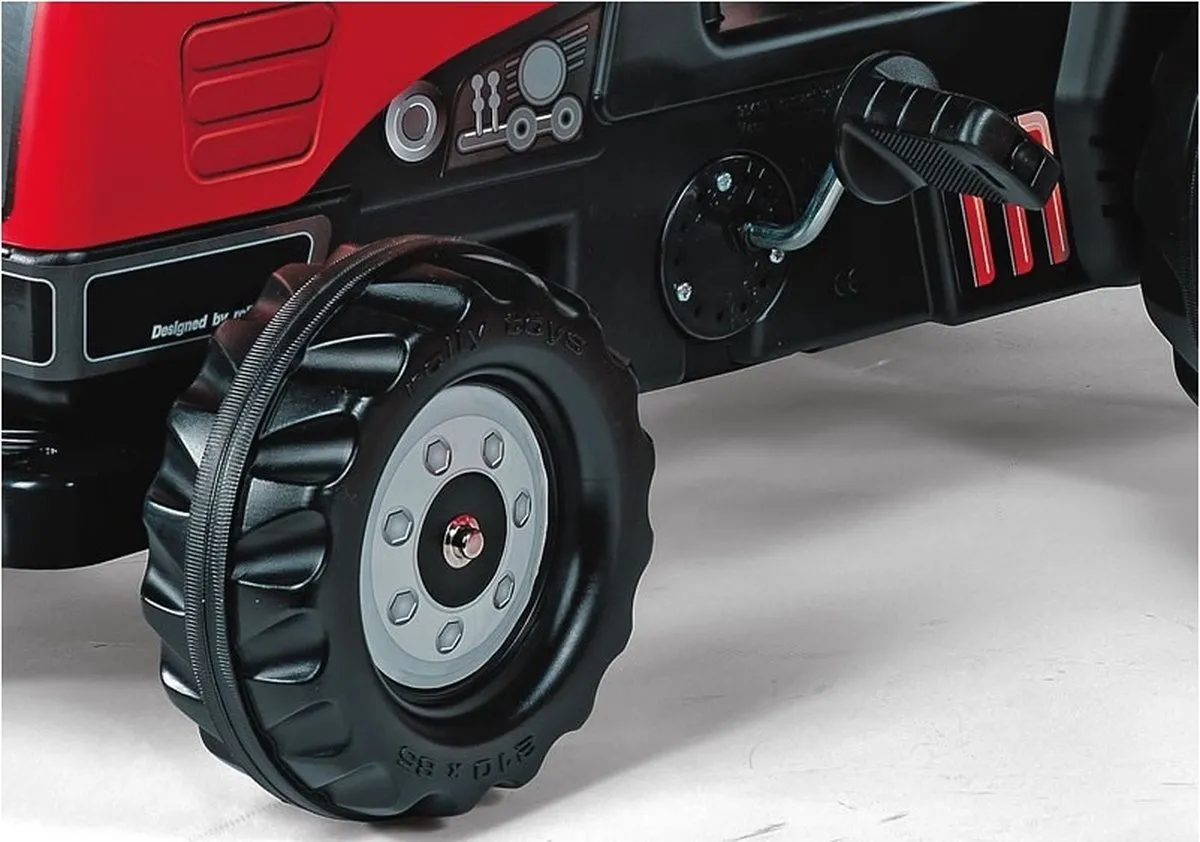 Rolly Toys Massey Ferguson Traptractor met Aanhanger