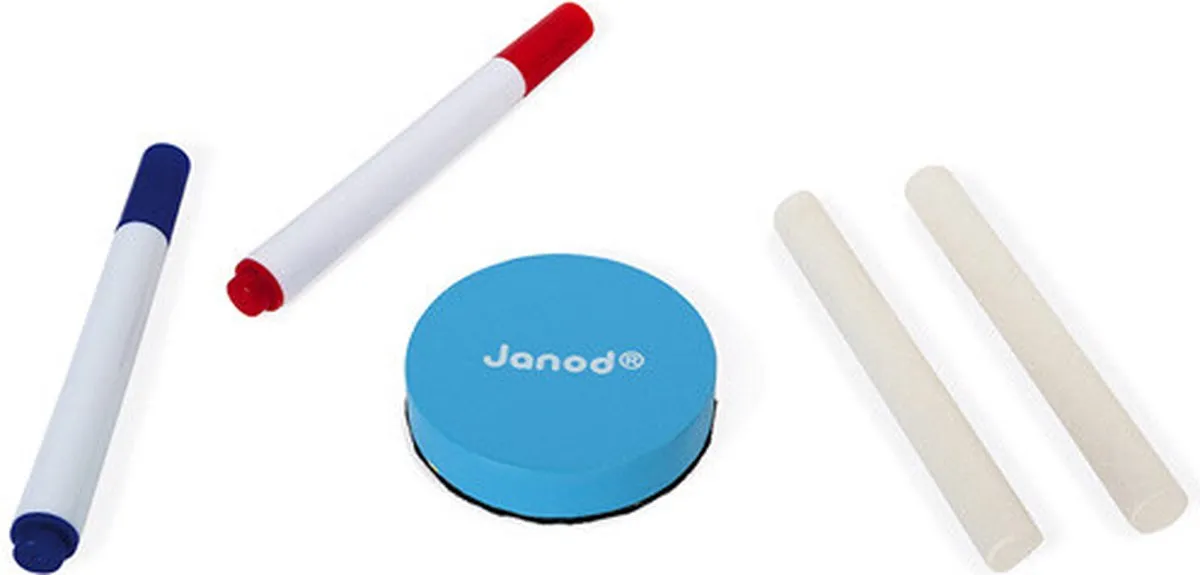 Janod Essentiel 4-in-1 Cursieve Letterkit - Multikleur