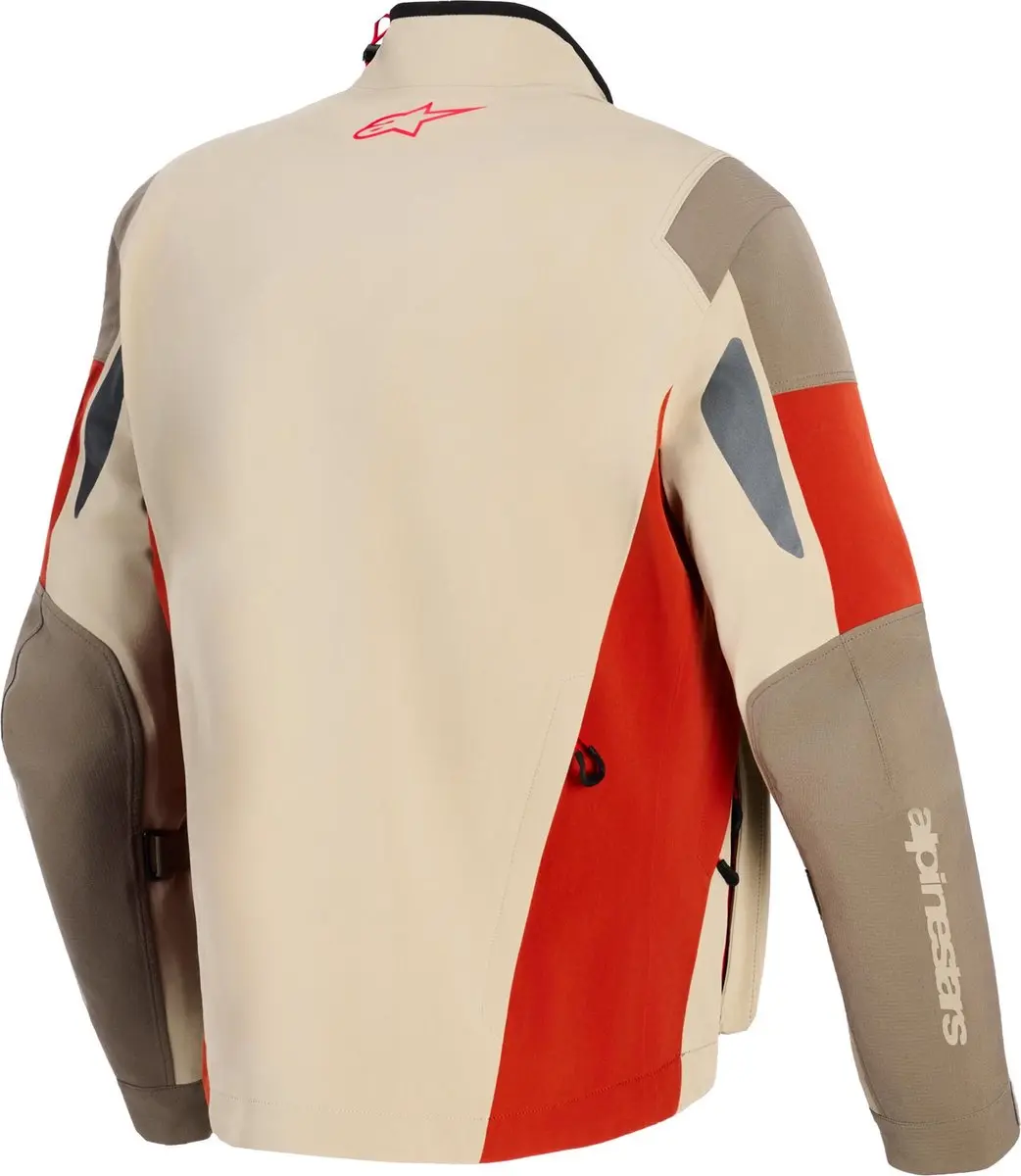 Alpinestars Maxdura Drystar XF Motorjas - XL - Bruin/Beige/Rood