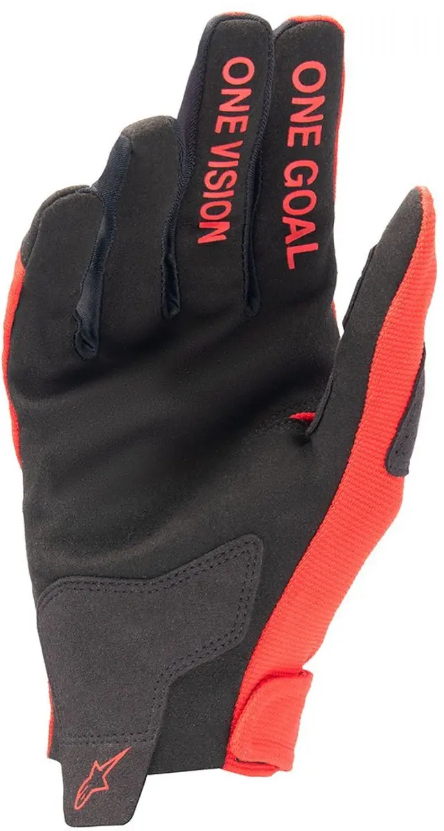 Alpinestars Jeugd Radar Handschoenen - Maat M - Rood/Zilver