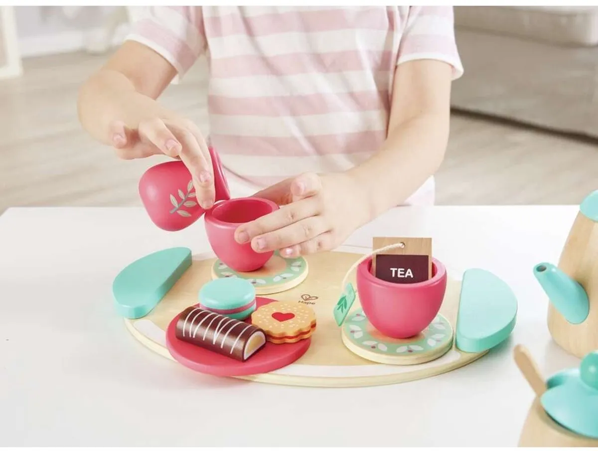 Hape Theetijd Houten Speelset - Multicolor