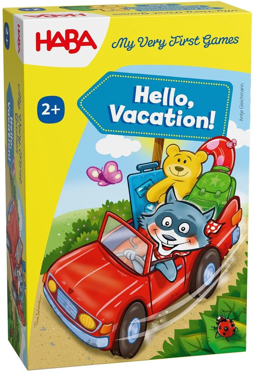 Haba Mijn Eerste Spellen Op Reis! Dobbelspel 3D-auto - Multicolor