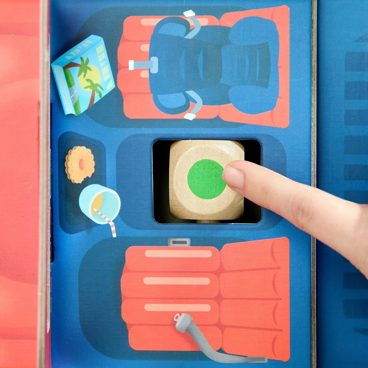 Haba Mijn Eerste Spellen Op Reis! Dobbelspel 3D-auto - Multicolor