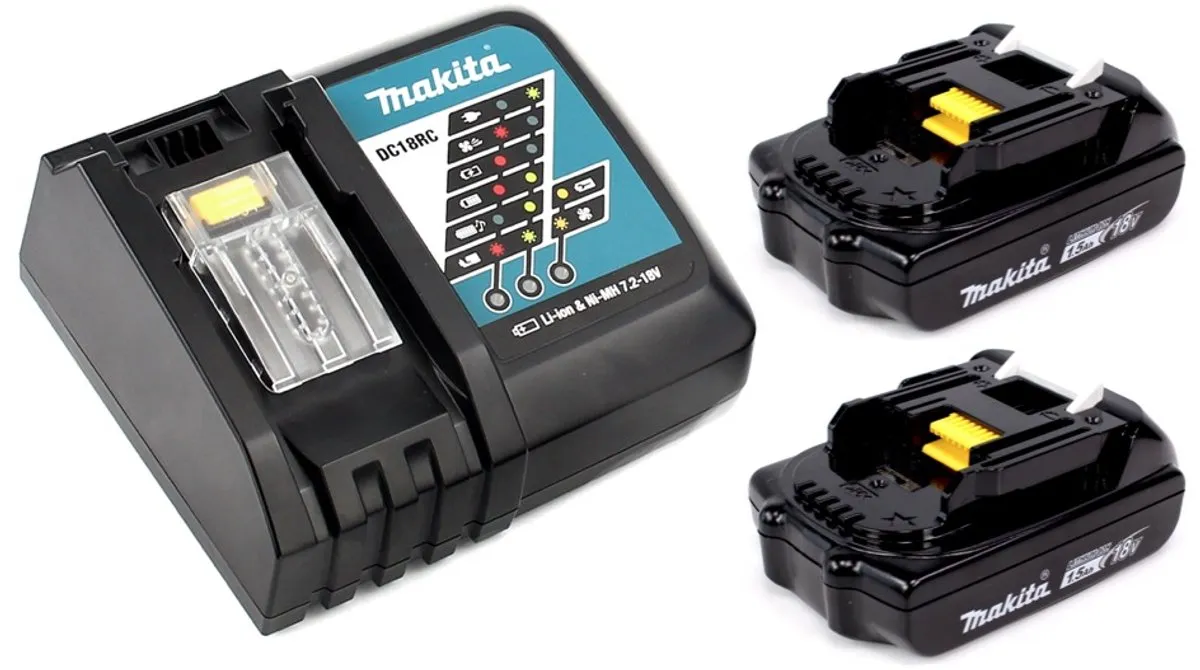 Makita DFS 250 RYJ Droge montagebouwschroevendraaier 18V - 2x 1,5Ah + lader - afbeelding 4 van 5