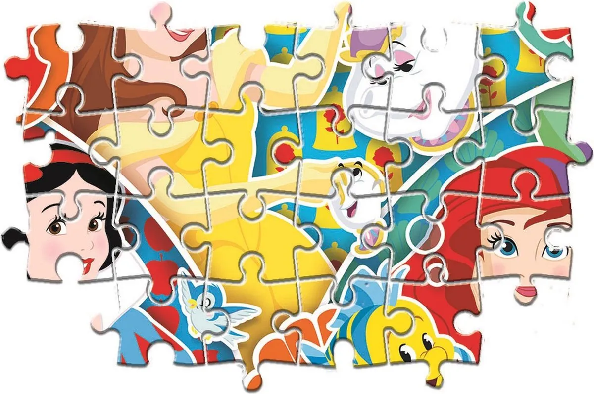 Clementoni Princess Puzzel 40 Stuks - 2x20 Stukjes Multicolor - afbeelding 5 van 6