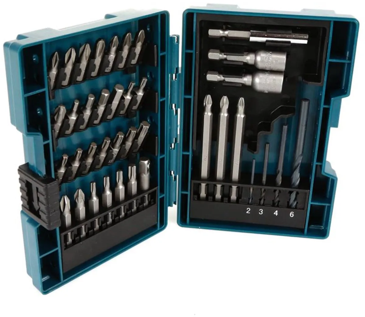 Makita B-54106 Bitset 38-delig - Turquoise