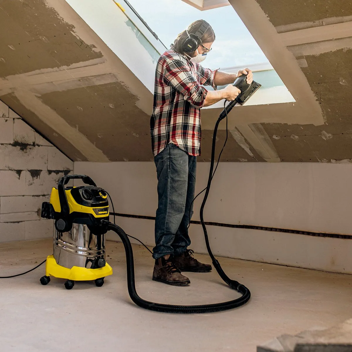 Kärcher WD 6 P Renovatieset 1300W - 30L RVS Container