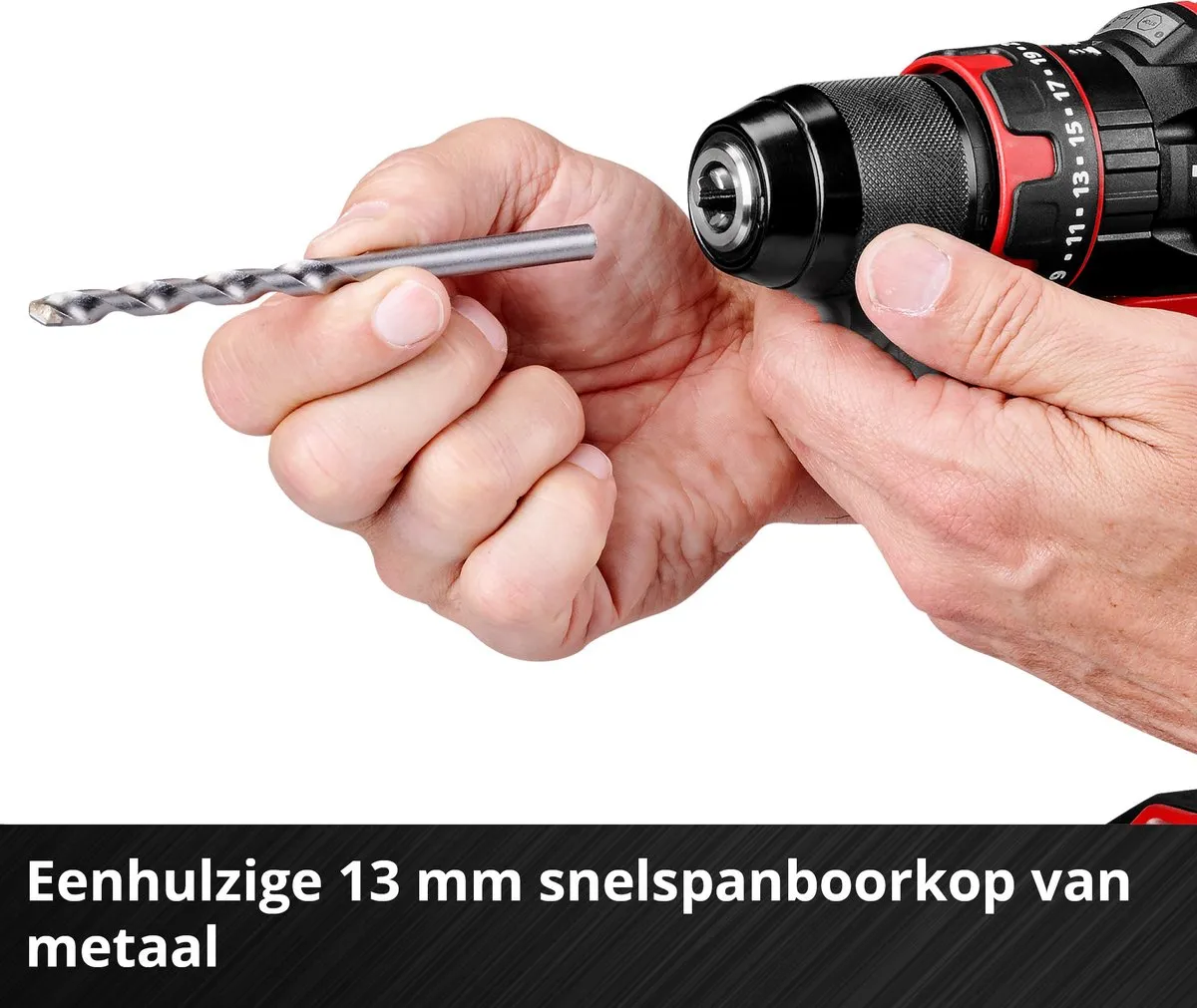 Einhell TE-CD 18/44 Li-i Accu Klopboor/Schroefmachine - 18V - 44Nm - 2 Snelheden