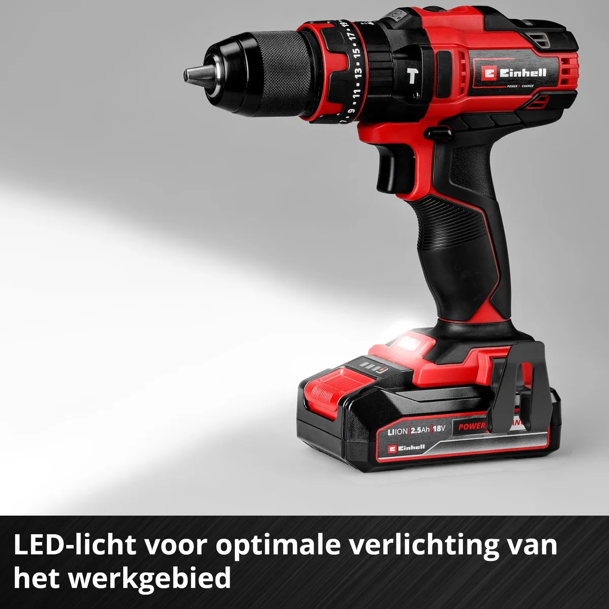 Einhell TE-CD 18/44 Li-i Accu Klopboor/Schroefmachine - 18V - 44Nm - 2 Snelheden