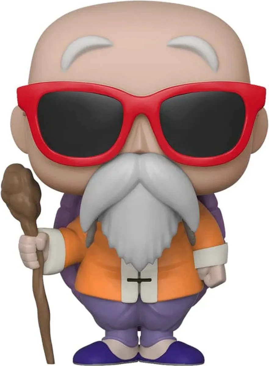 Funko Pop! Dragonball Z Master Roshi met Staf - #382 Verzamelfiguur - Multi